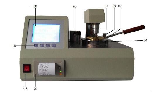 開口閃點測定儀正面